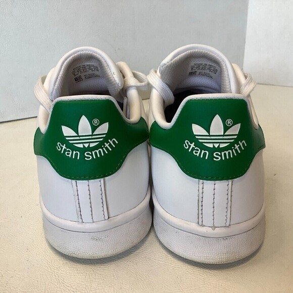 Women's Adidas Stan Smith White/Green Athletic Shoes Lace Up Size 9 APC011001 - Picture 9 of 12
